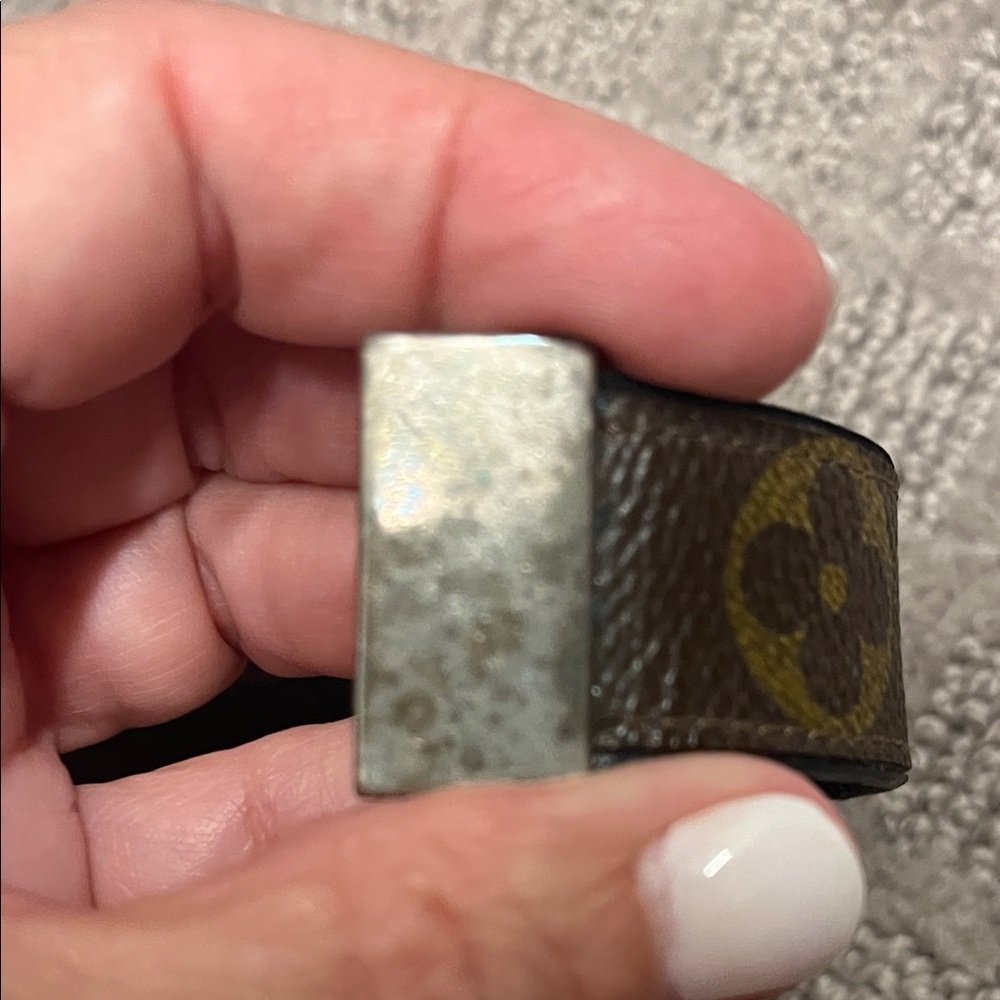 Louis Vuitton Elephant Cuff Bracelet - Silver & Brown - Picture 10 of 10